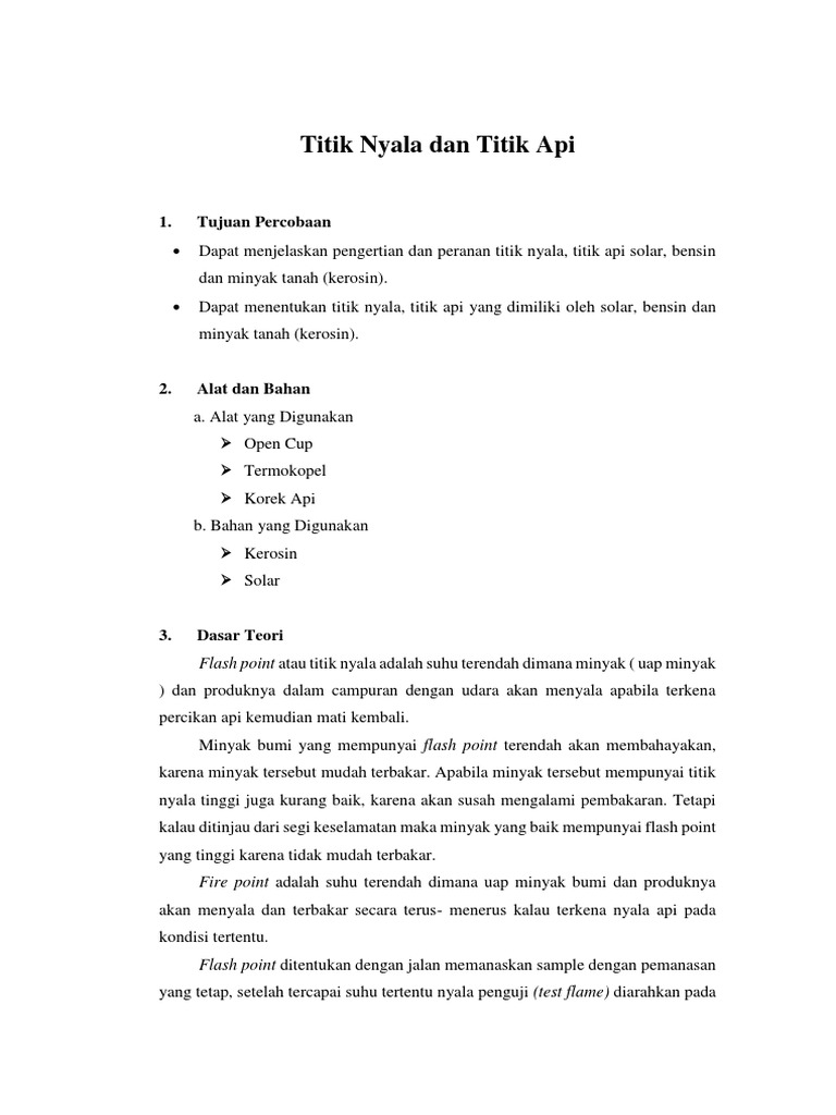 Laptap Titik Nyala Dan Titik API Revisi | PDF