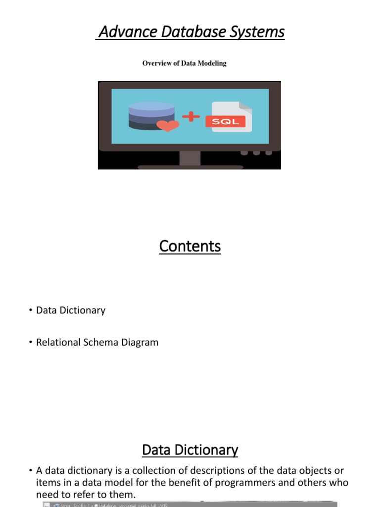 Advanced Database Systems Guide | PDF | Relational Database | Databases