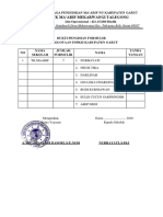 Bukti Pengisian Formulir Umk