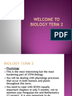 Welcome To Biology Term 2