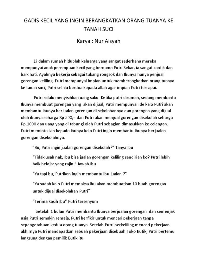 Tugas Cerpen Pdf