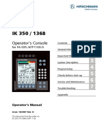 Operator's Console: For FA 035 /ATF110G-5