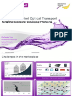 Integrated Packet Optical Transport: An Optimal Solution For Converging IP Networks