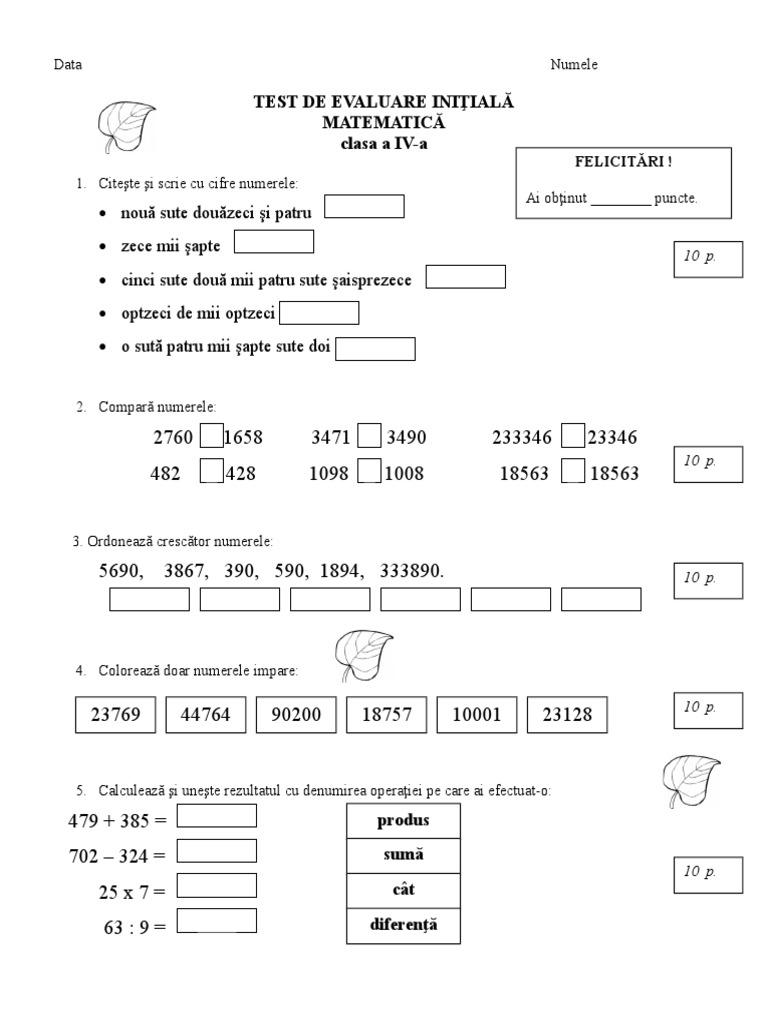 2 Test Initial Mate | PDF