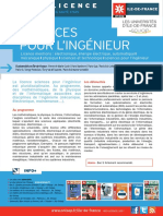 Fiche Info Licence SC Ingenieur 2017 IDF