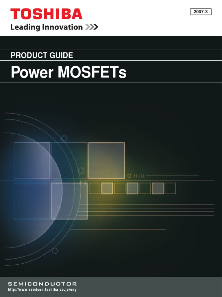 Toshiba Power MOSFETs Product Guide | PDF | Mosfet | Field Effect
