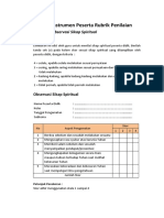 006 Contoh Instrumen Beserta Rubrik Penilaian