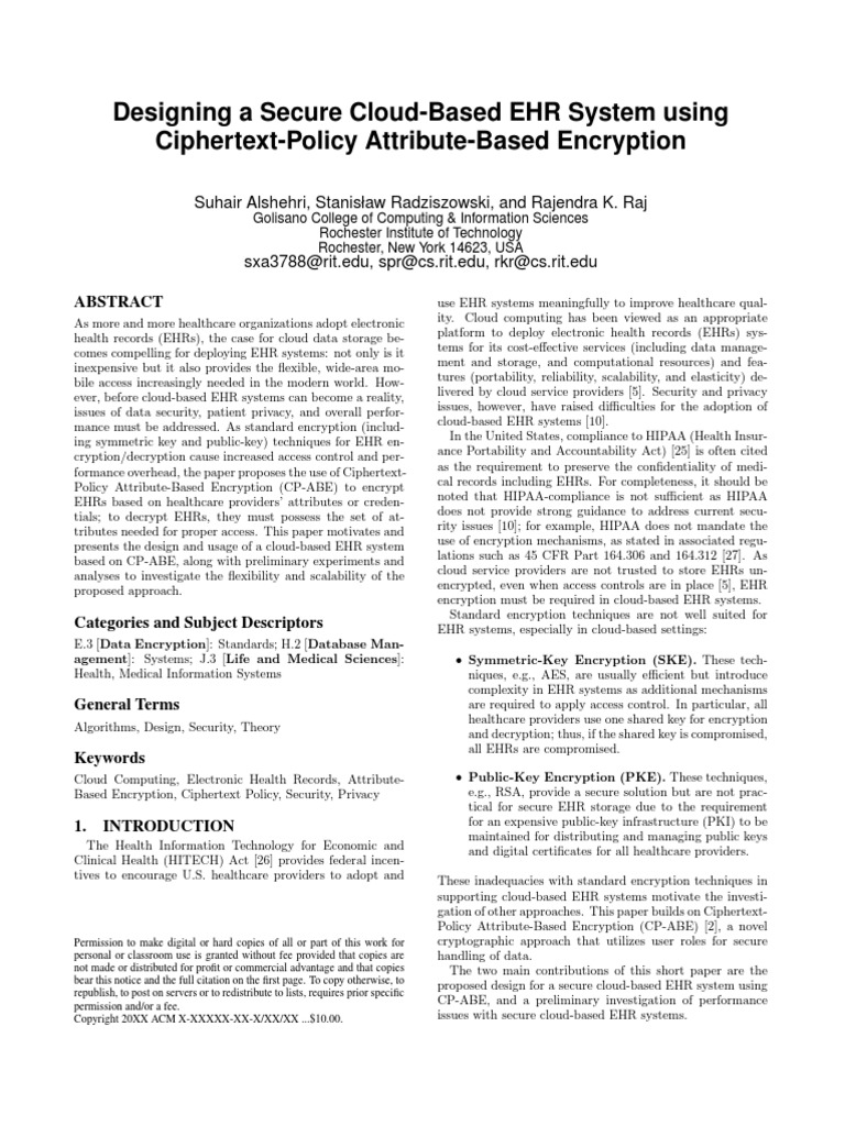 Healthcare Record System2 | PDF | Electronic Health Record | Key ...