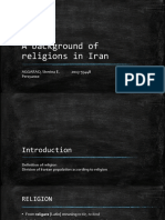 A Background of Religions in Iran: AGGARAO, Sherina E. 2013-55448 Persyan10