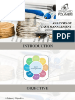 Analysis of Cash Management