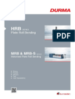 MRB & MRB-S: Plate Roll Bending