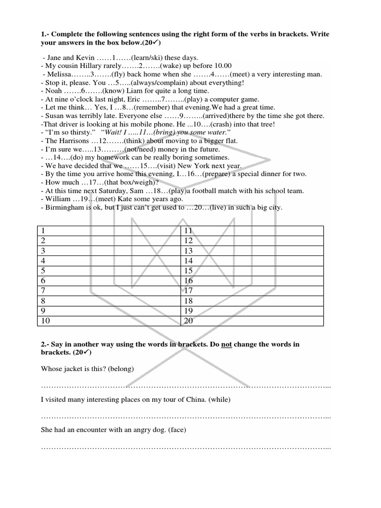 English Grammar Exercises | PDF | Style (Fiction) | Language Mechanics