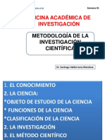 Semana O1 La Ciencia, M.C