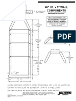 48 I D 5 Wall Manhole Components Sacramento County d1816