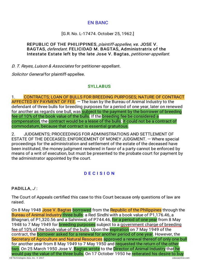 Plaintiff-Appellee vs. vs. Defendant Petitioner-Appellant D. T. Reyes ...