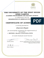 University Certificate