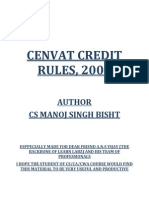 CENVATCREDITRULES-Manoj