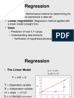 Regression: - Regression: - Linear Regression: - Uses