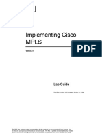 Implementing Cisco MPLS: Lab Guide