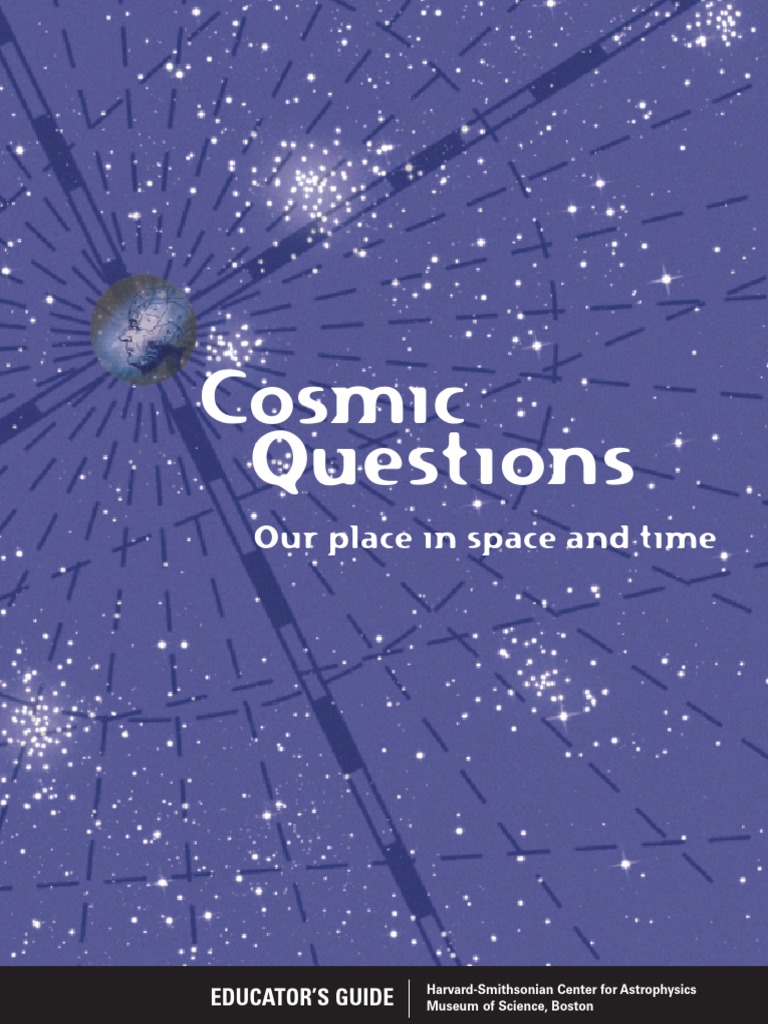 Cosmic Questions Activity Guide PDF PDF Milky Way Universe