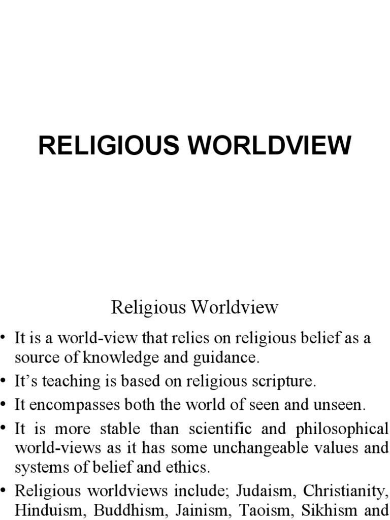 Understanding the Islamic Worldview | PDF | Kafir | Monotheism