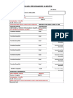 Formulario de Demanda de Alimentos