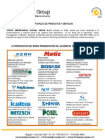 Brochure Kassel Group y Union Metrologica