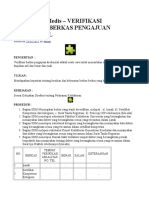 Sop Verifikasi Staf Medis