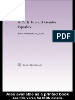 (East Asia - History, Politics, Sociology and Culture) Yoshie Kobayashi-A Path Toward Gender Equality - State Feminism in Japan-Routledge (2004)