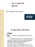 Bevezetés A Regionális Gazdaságtanba