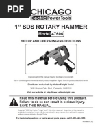 Download Harbor Freight Rotary Hammer 1in SDS 47606 by Tom SN36921872 doc pdf