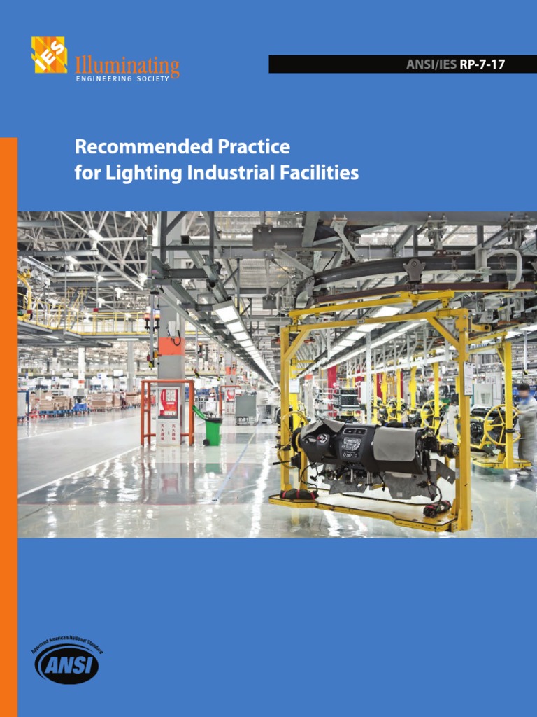 Practice For Lighting Industrial Facilities Ansi/Ies PDF Lighting Light