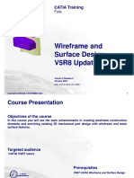 Wireframe and Surface Design V5R8 Update: CATIA Training