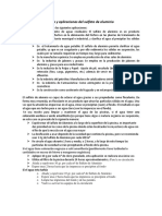 Usos y Aplicaciones Del Sulfato de Aluminio