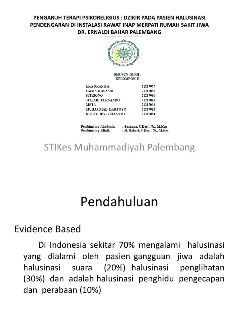 Pengaruh Terapi Psikoreligius