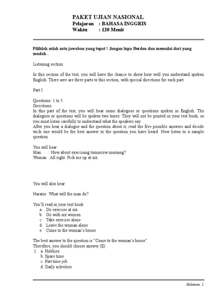 Soal Un Bahasa Inggris Xii Lat 3 Traffic Congestion