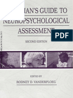 Clinician S Guide To Neuropsychological Assessment