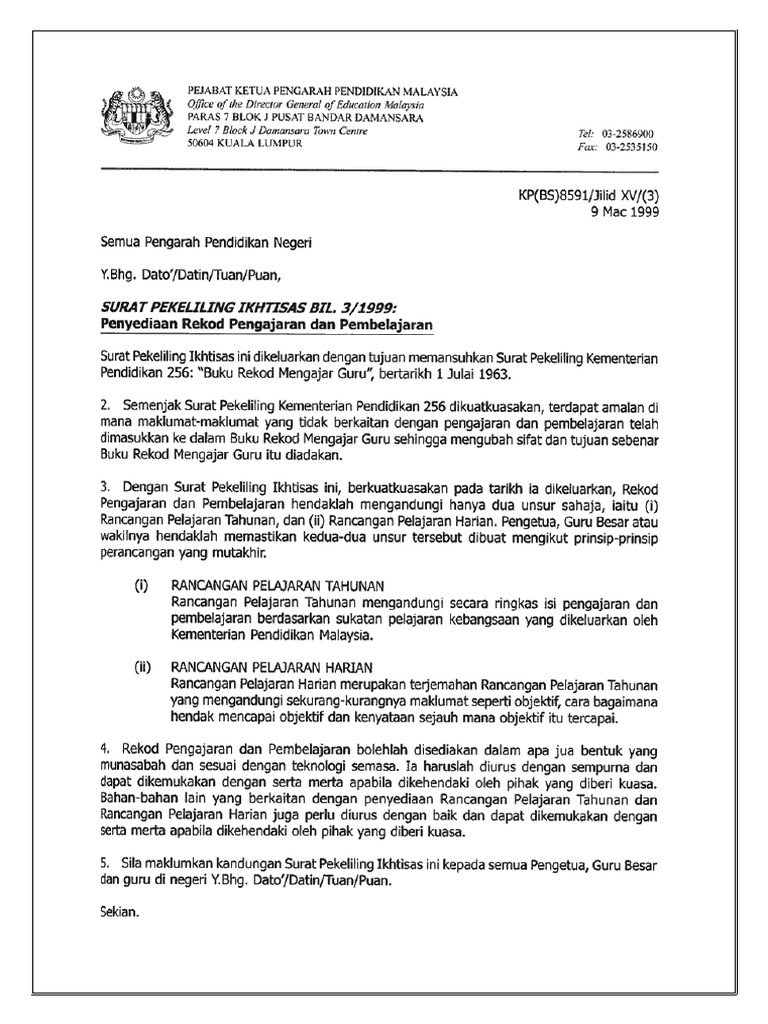 8 Pekeliling Ikhtisas  PDF
