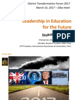 Leadership in Education For The Future