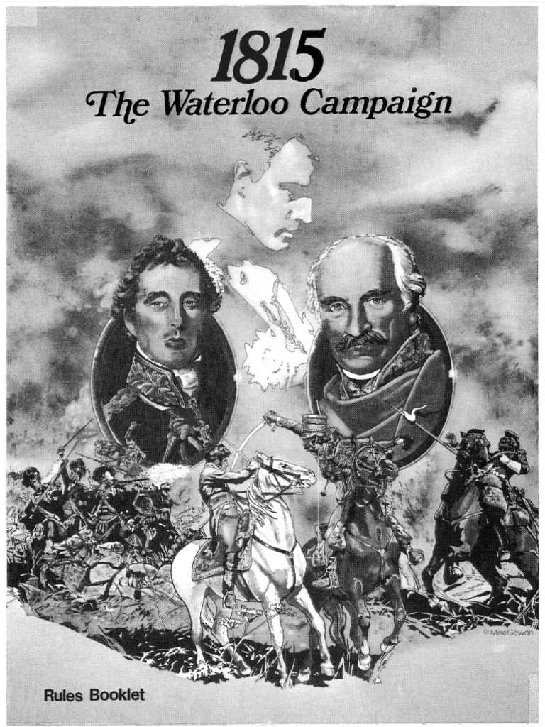 GDW/1815 THE WATERLOO CAMPAIGN/駒未切断/日本語訳無し