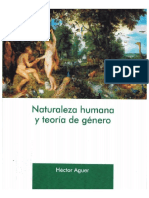 Naturaleza Humana y Teoria de Genero Hector Aguer