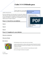 Wiki Cubo de Rubik 3×3×3 Método para Principiantes 6p