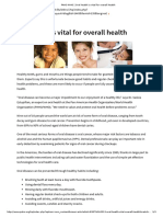 PAHO WHO - Oral Health Is Vital For Overall Health