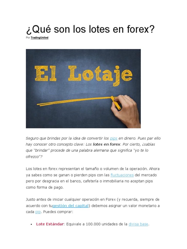 Lotaje Forex - 