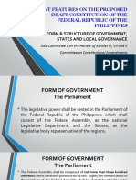 Salient Points of House Sub-Committee Proposals