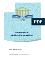 Caderno RQ4 Análise Combinatória