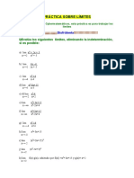 Ejercicio Sobre Límites