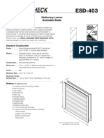 Stationary Louver Drainable Blade: Application and Design