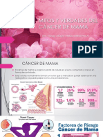 Mitos y y Verdades Del Cáncer de Mama