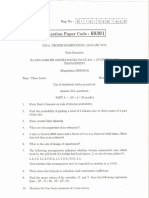 January 2013 Mba I Sem Question Papers PDF